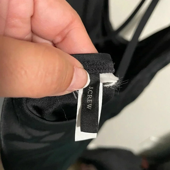 J. Crew one piece black swimsuit size 14 - Picture 5 of 6